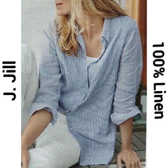 J. Jill Linen Shirt. Size XS - Picture 4 of 14
